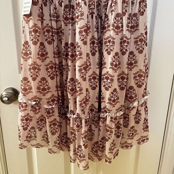 Joyfolie Mia Joy Lorelei Dress in Ecru Block Print Girls Size 14 NWT - Picture 15 of 16